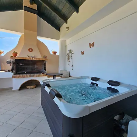 דירה Marily's Seaview With Private Jacuzzi And Bbq *